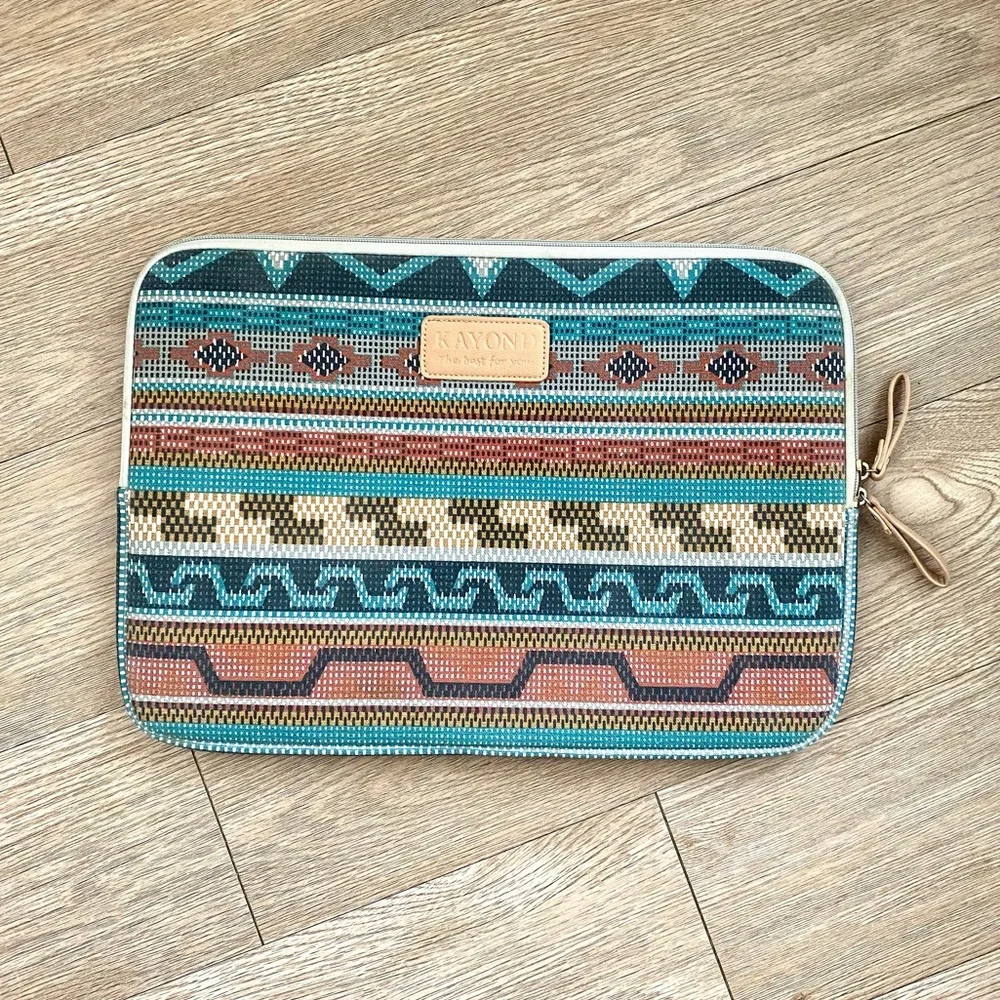 Kayond Retro Style 16” Canvas Laptop Sleeve Cover